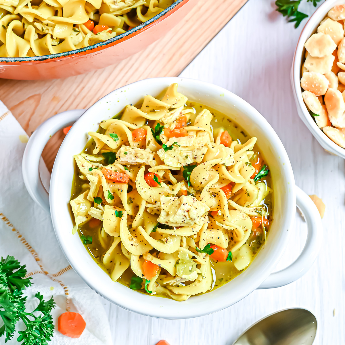 Copycat Panera Chicken Noodle Soup (Authentic!) - Clean Eating Kitchen